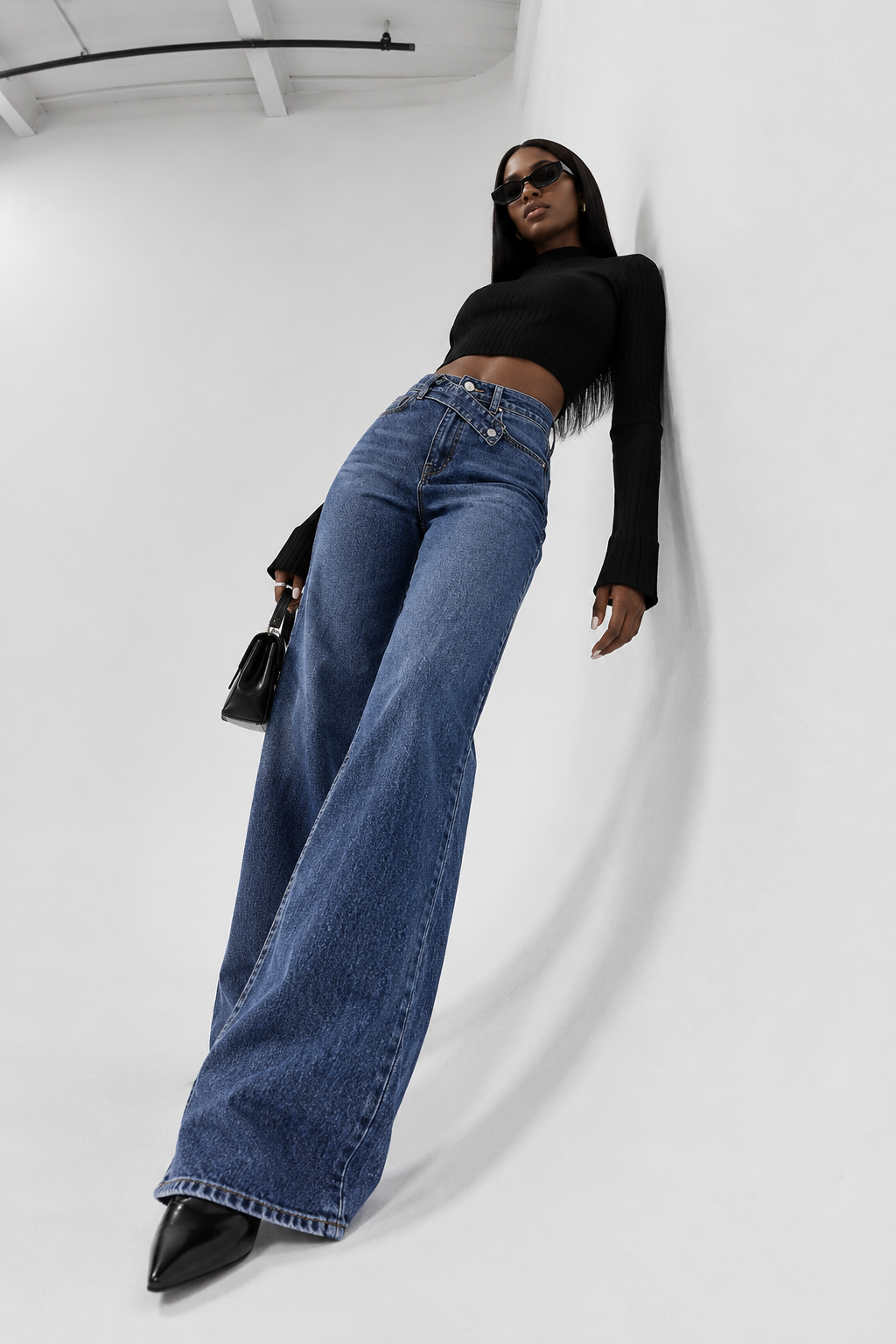 Jeans Retos Com Cintura Larga